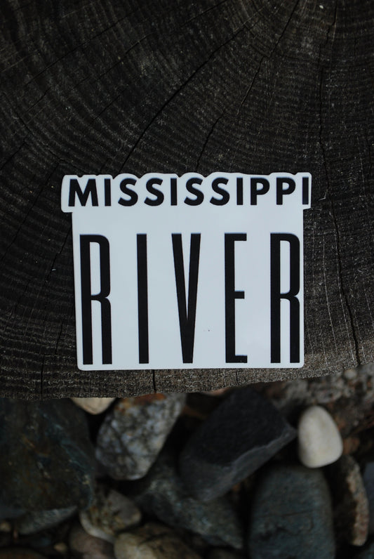Mississippi River Sticker: Waterproof Vinyl Decal