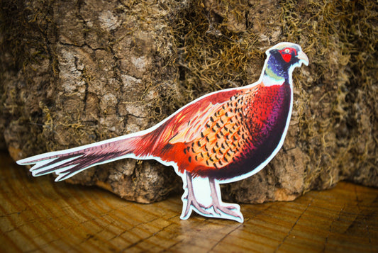 Pheasant Sticker: Waterproof Forest Animal Decal