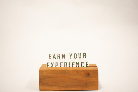 Earn Your Experience Camo Sticker: Waterproof Hunting Decal