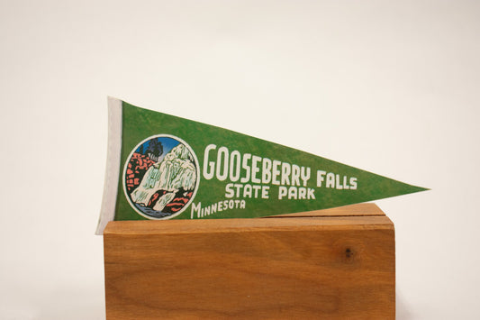 Gooseberry Falls State Park MN Pennant Sticker: Waterproof Travel Decal