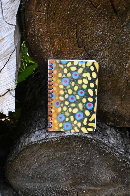 Brook Trout Notebook | Spiral 4 x 6 Laminated Journal