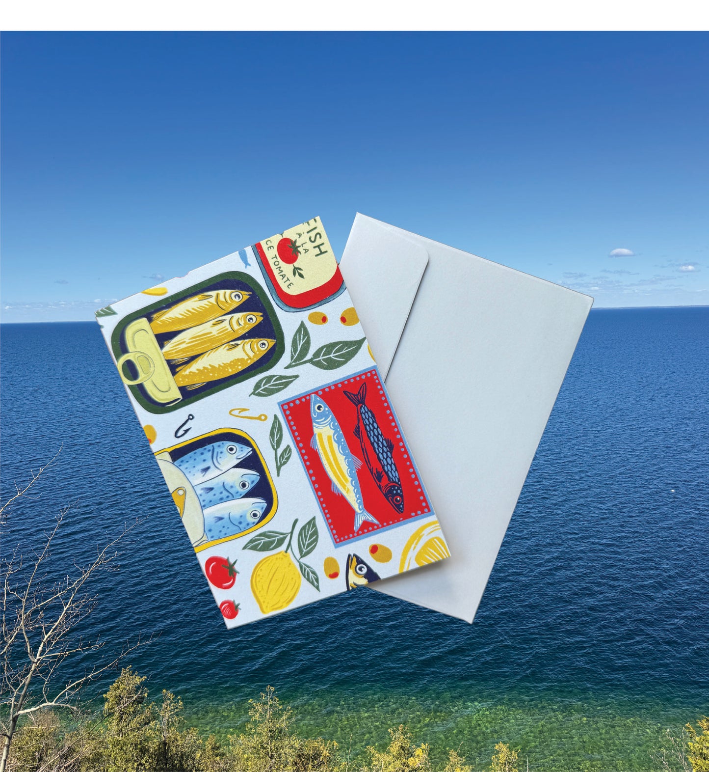 Tinned Fish Greeting Cards