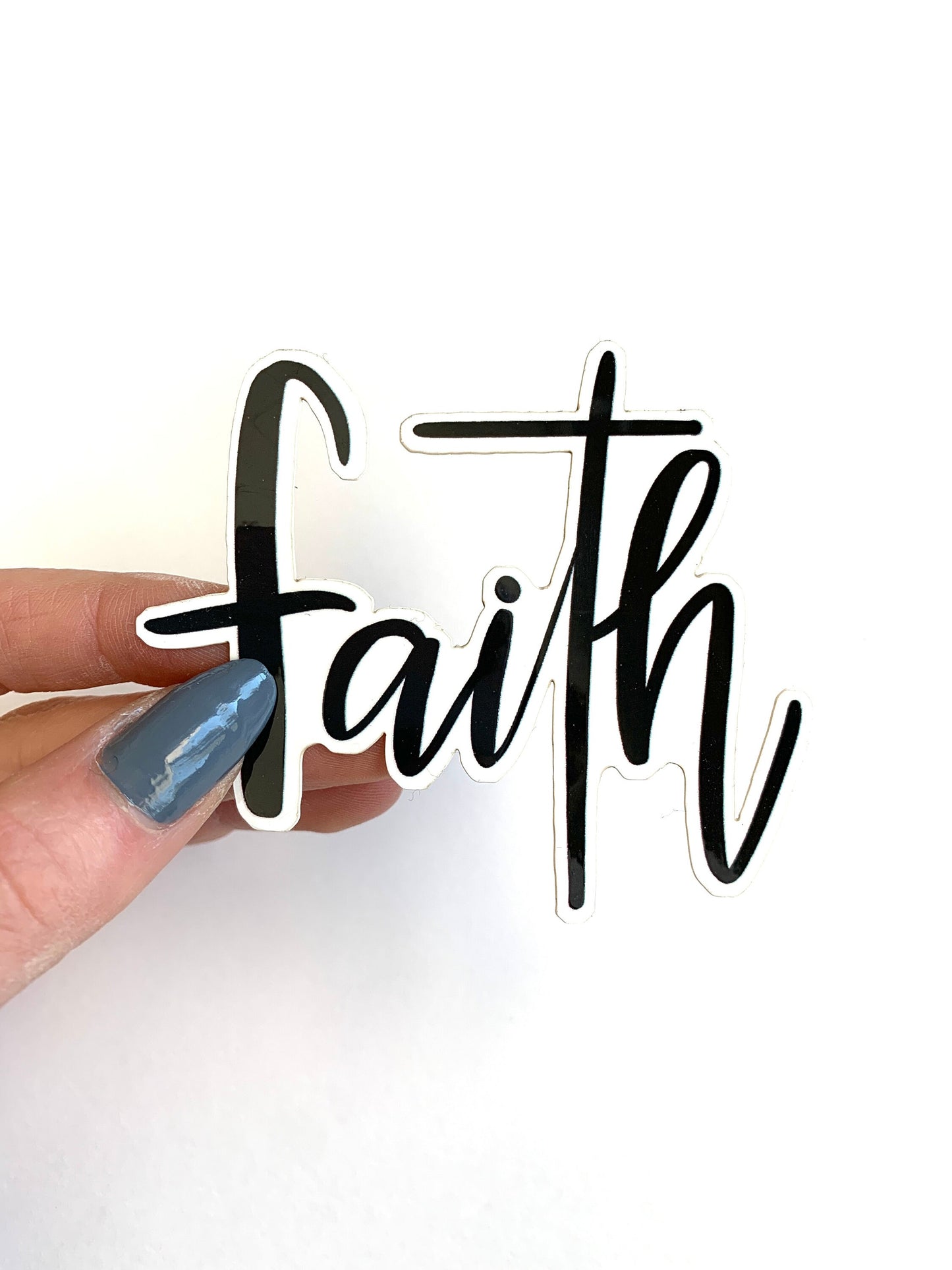 Faith Sticker: Waterproof Inspirational Decal