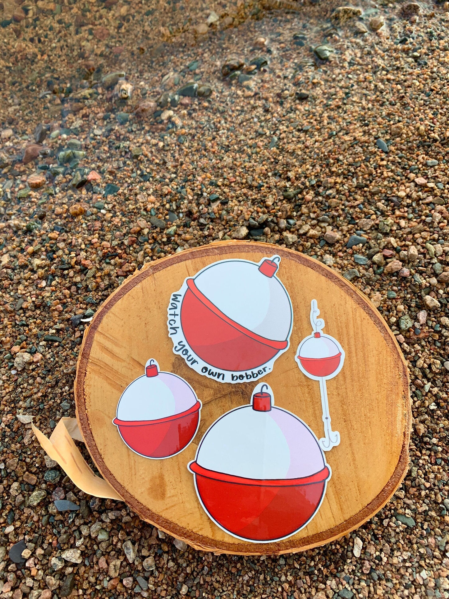 Bobber Sticker Pack: Waterproof Fishing Decals