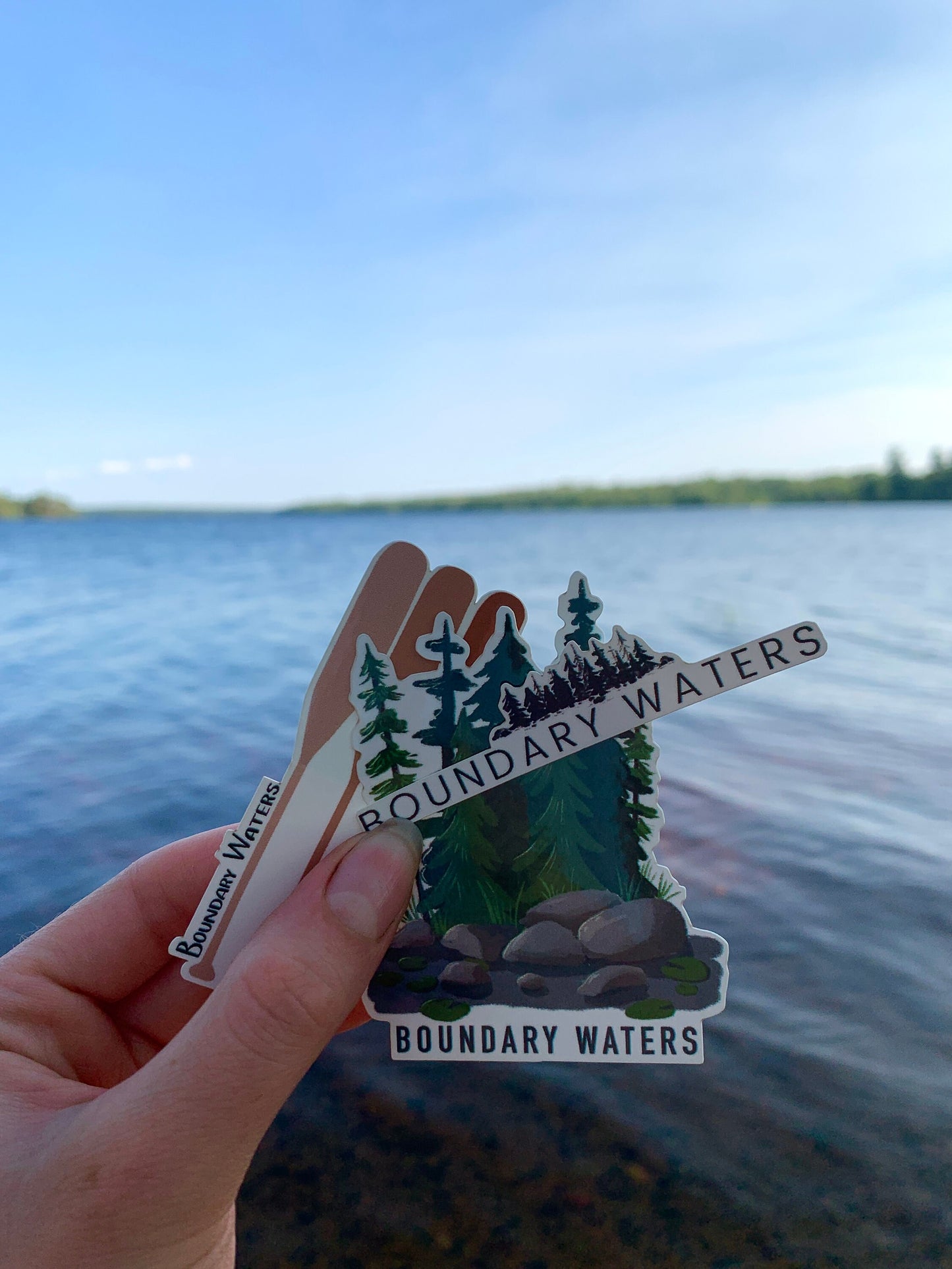 Boundary Waters Sticker Pack: Waterproof Outdoor Decals