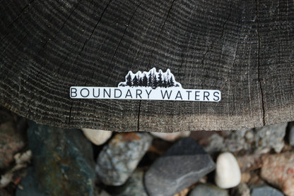 Boundary Waters Sticker: Minnesota Outdoors Decal (3" x 0.5")