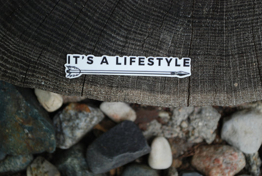 It's A Lifestyle Sticker: Bow and Arrow Waterproof Decal