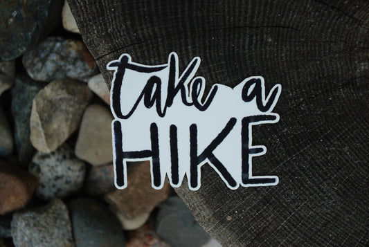 Take A Hike Sticker: Waterproof Nature Decal