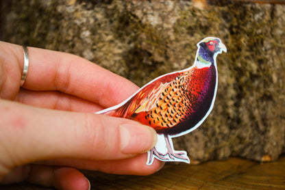 Pheasant Sticker: Waterproof Forest Animal Decal