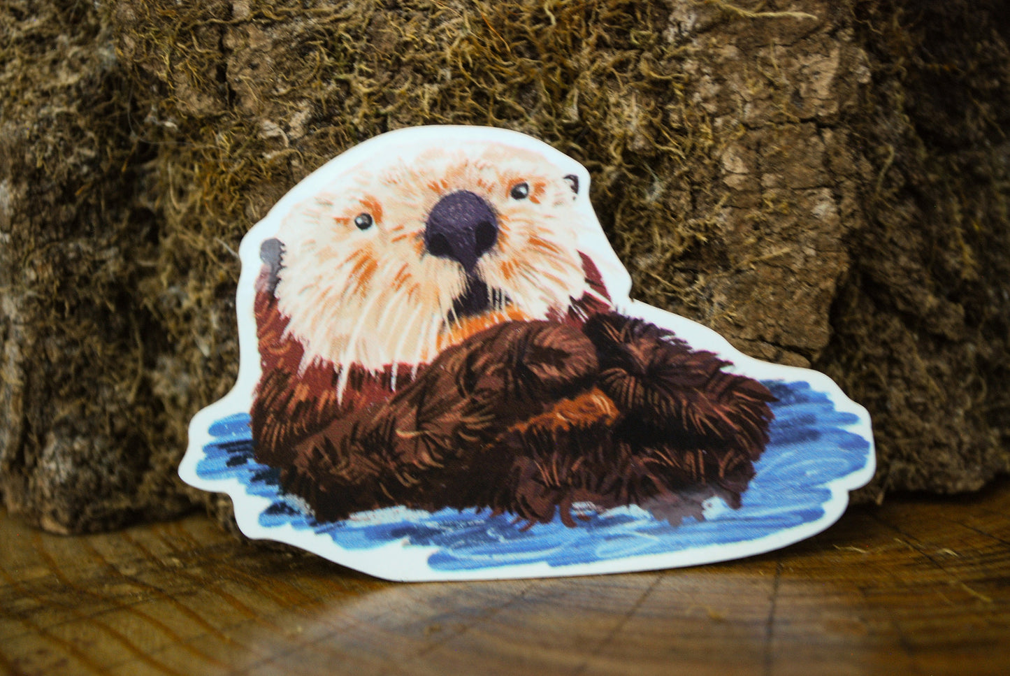 Otter Sticker: Waterproof Wildlife Decal