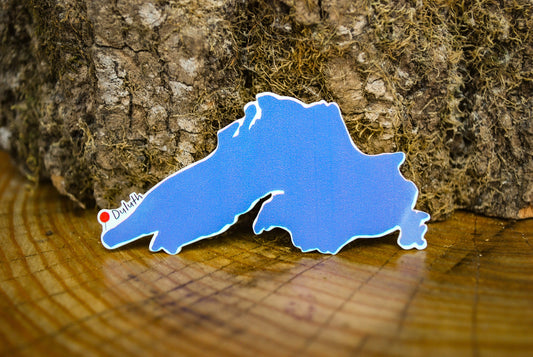 Lake Superior Duluth MN Sticker: Waterproof Travel Decal