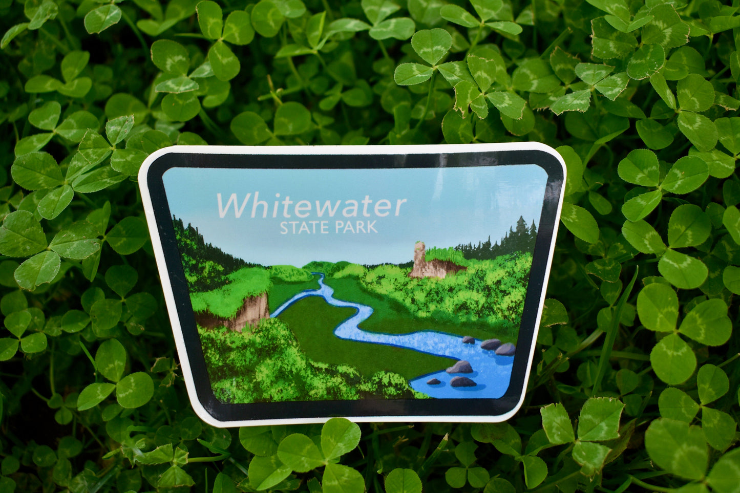 Whitewater State Park Sticker: Minnesota Waterproof Laptop Decal