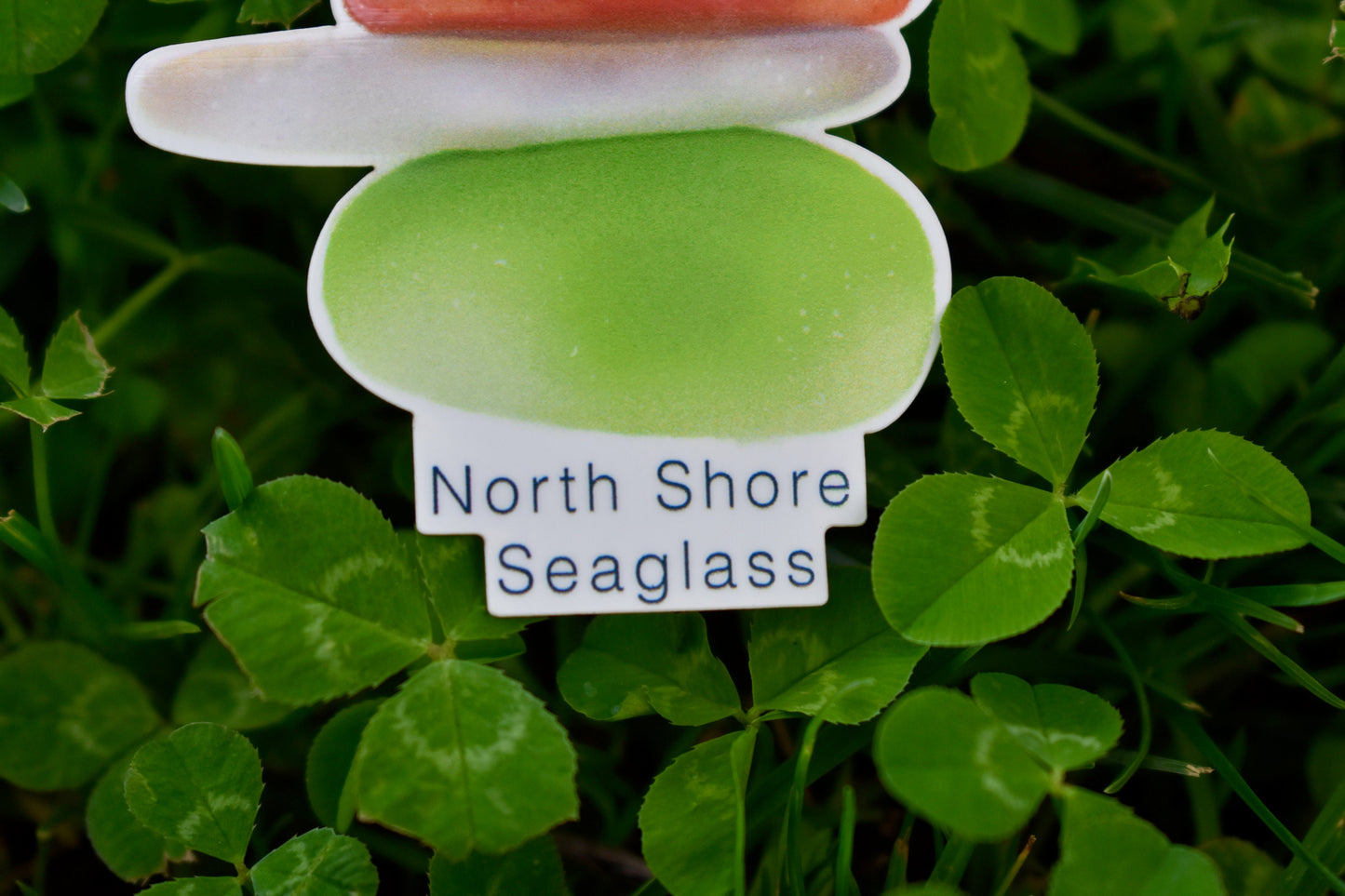 North Shore Seaglass Sticker: Waterproof Travel Decal