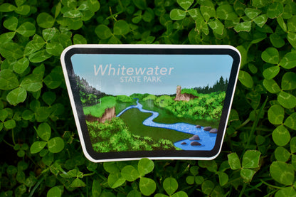 Whitewater State Park Sticker: Minnesota Waterproof Laptop Decal