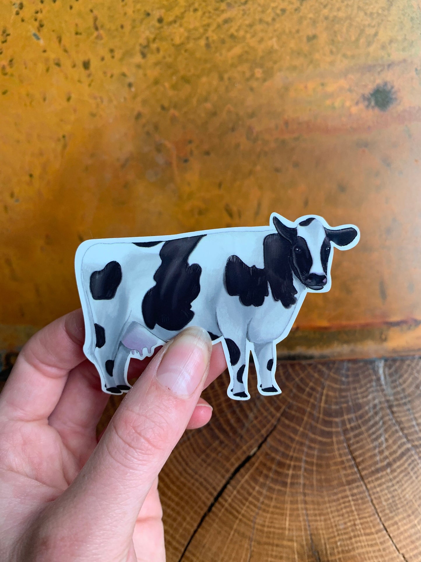 Cow Sticker: Waterproof Farm Animal Decal