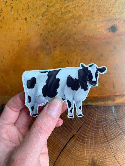 Cow Sticker: Waterproof Farm Animal Decal