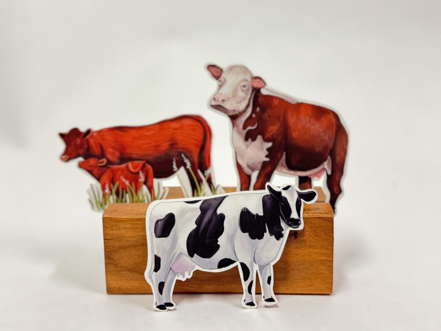 Cow Sticker Pack: Waterproof Farm Animal Decals