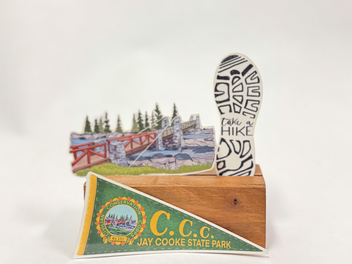 Jay Cooke State Park Sticker Pack: Waterproof Hiking Decals