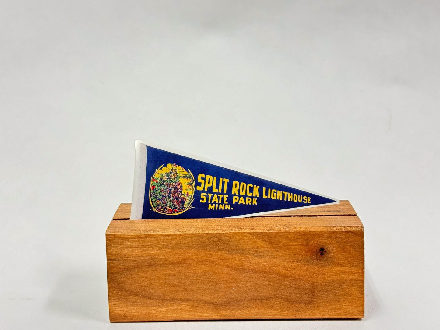 Split Rock Lighthouse Pennant Sticker: MN State Park, Waterproof