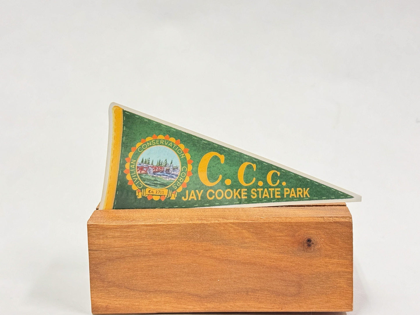 Jay Cooke State Park Pennant Sticker: Vintage MN Travel Decal