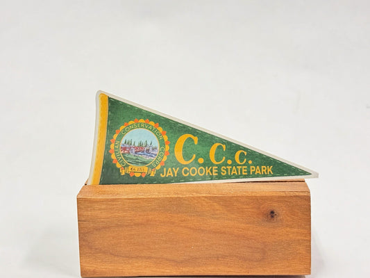 Jay Cooke State Park Pennant Sticker: Vintage MN Travel Decal