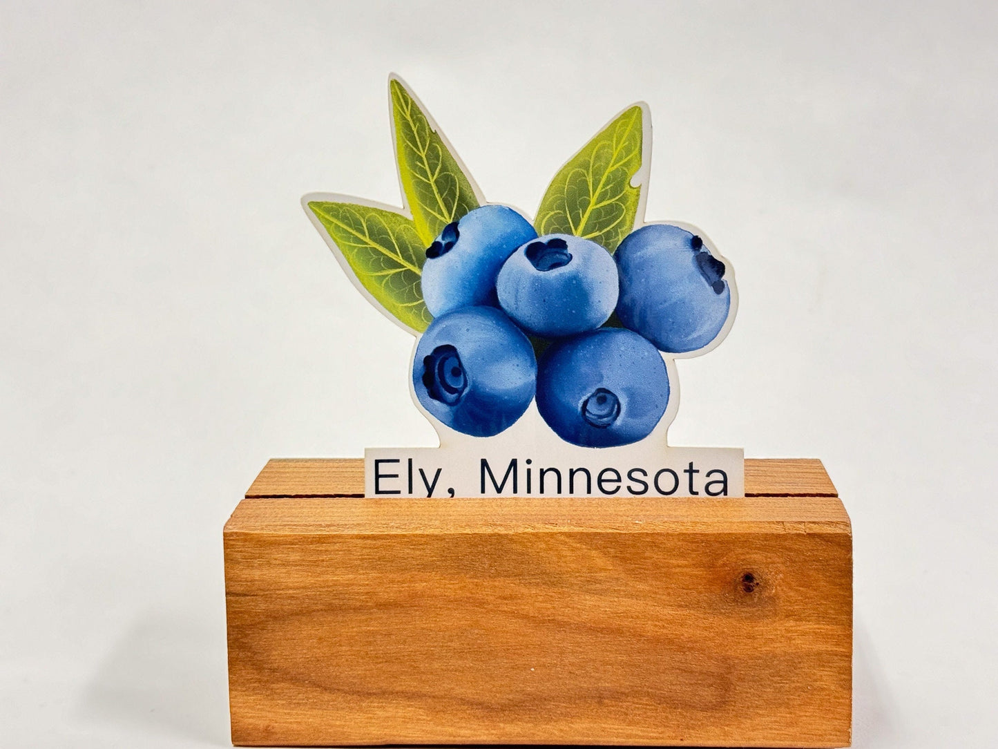 Blueberries Ely, Minnesota Sticker: Waterproof Travel Decal