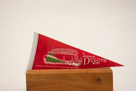 Duluth MN Pennant Flag Sticker: Waterproof Souvenir Decal