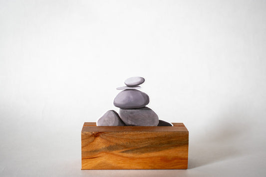 Stacked Rocks Sticker: Waterproof Laptop Decal