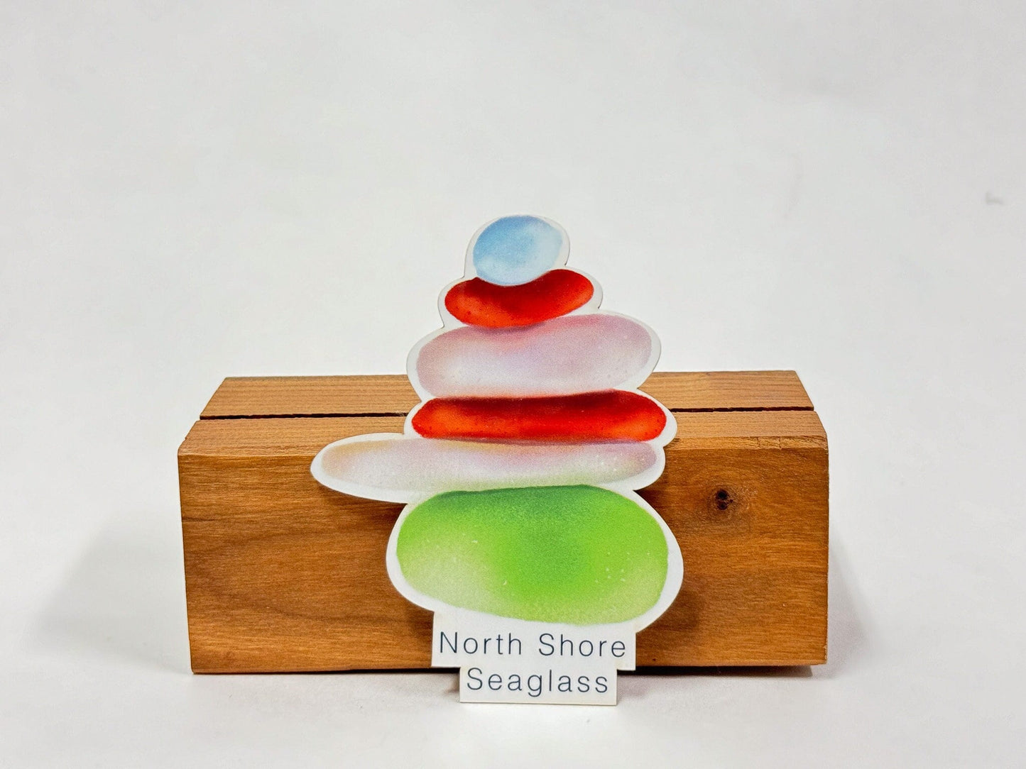 North Shore Seaglass Sticker: Waterproof Travel Decal