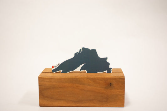 Lake Superior Duluth MN Sticker: Hand-Drawn Waterproof Decal