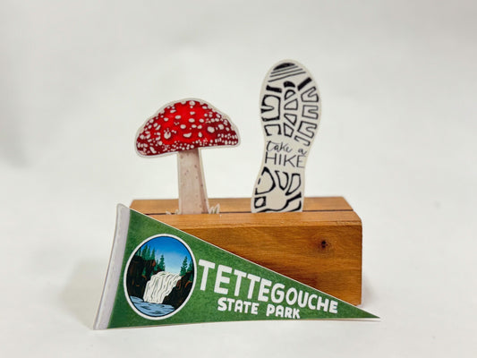 Tettegouche State Park Sticker Pack: Waterproof MN Hiking Decals