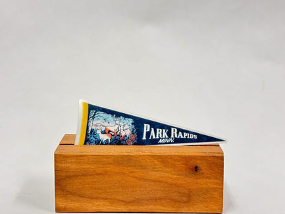 Park Rapids Minnesota Pennant Sticker: Vintage MN Destination Decal