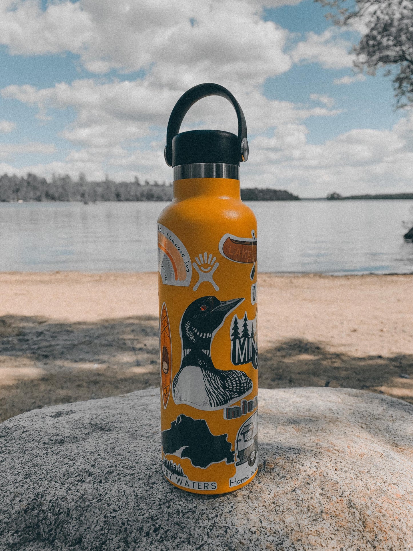 Camping Sticker Pack: Waterproof Campfire & Coffee Decals