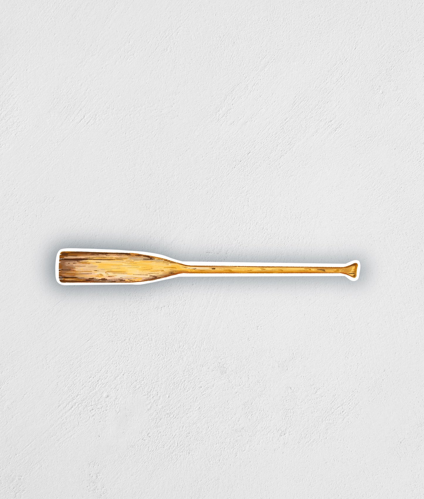 Vintage Oar Sticker: Waterproof Paddling Decal