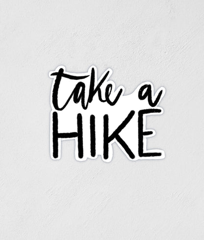 Take A Hike Sticker: Waterproof Nature Decal