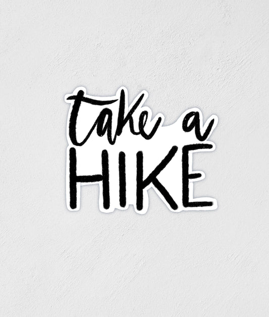 Take A Hike Sticker: Waterproof Nature Decal