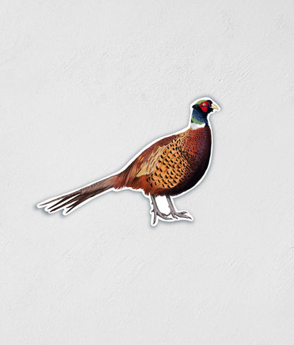 Pheasant Sticker: Waterproof Forest Animal Decal