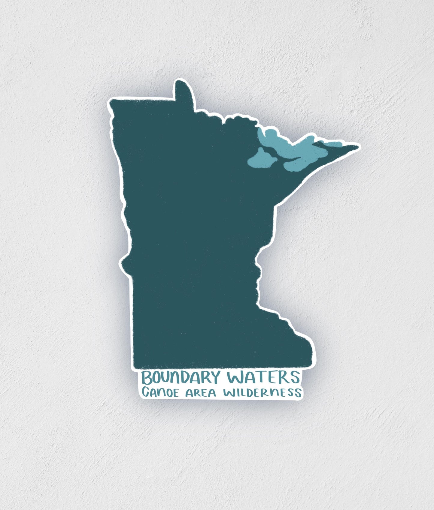 MN Boundary Waters Sticker: Waterproof Laptop Decal
