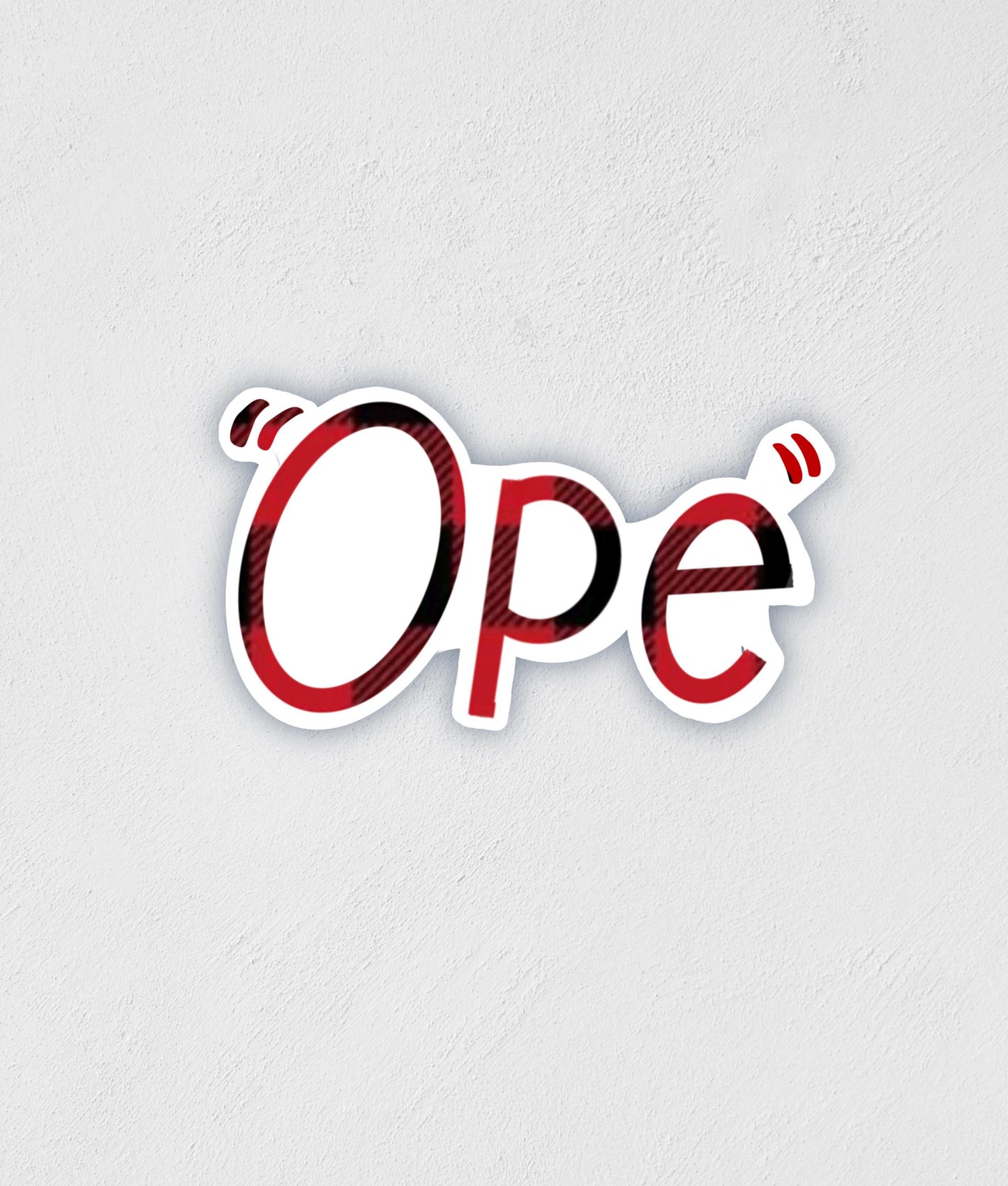 Waterproof "Ope" Sticker: Midwest Gift Decal
