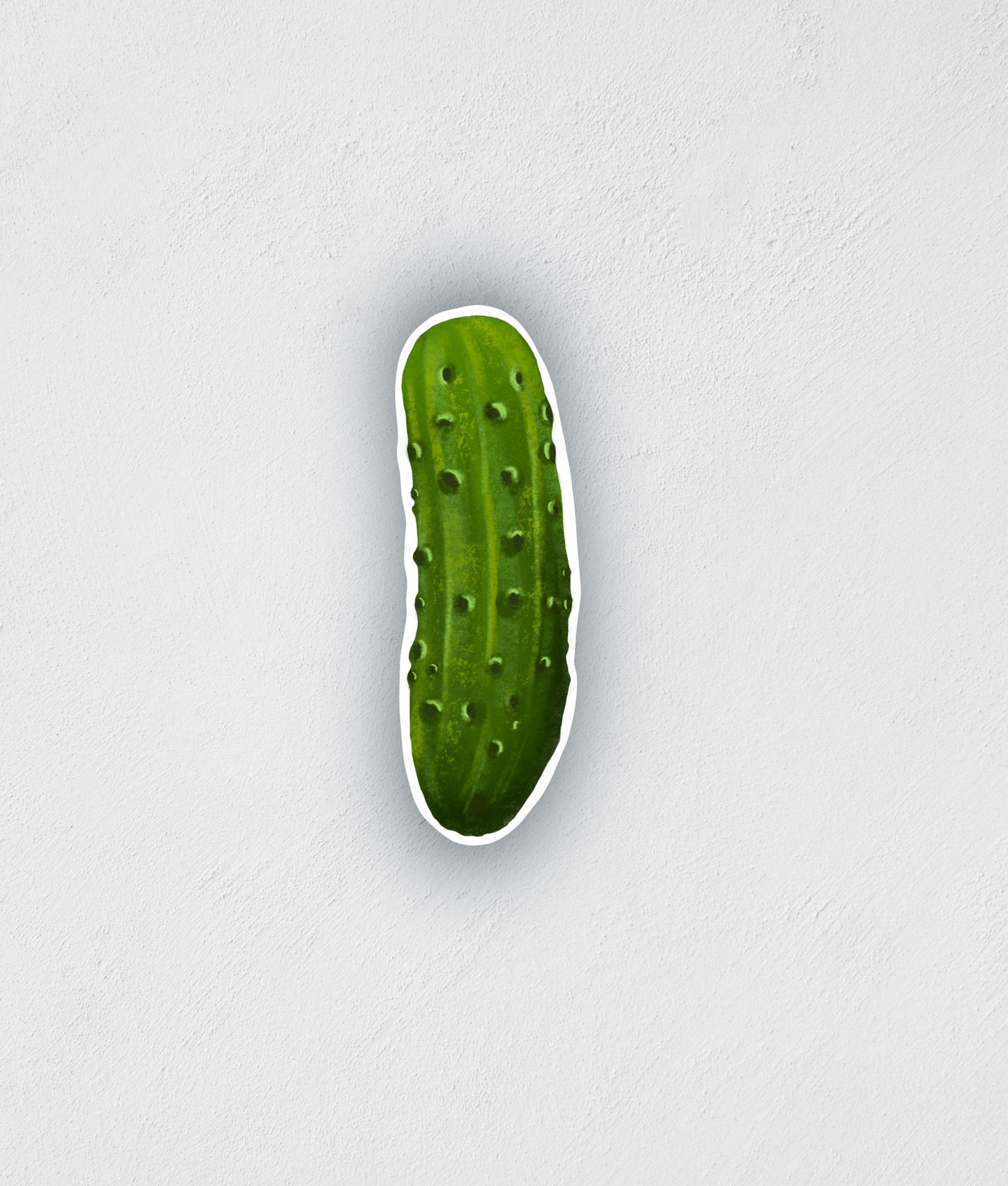 Pickle Sticker: Waterproof Vinyl Decal, Hand-Drawn Art