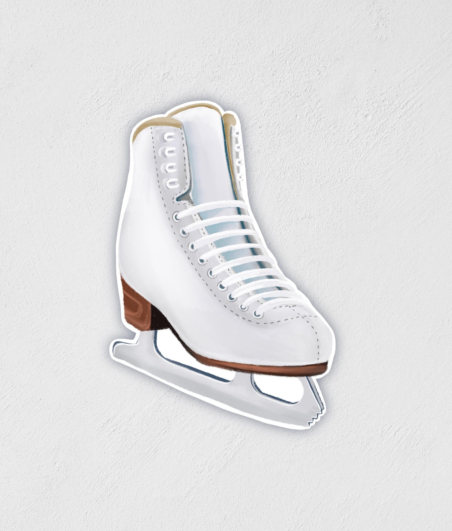 Figure Skates Sticker: Waterproof Outdoor Sports Decal