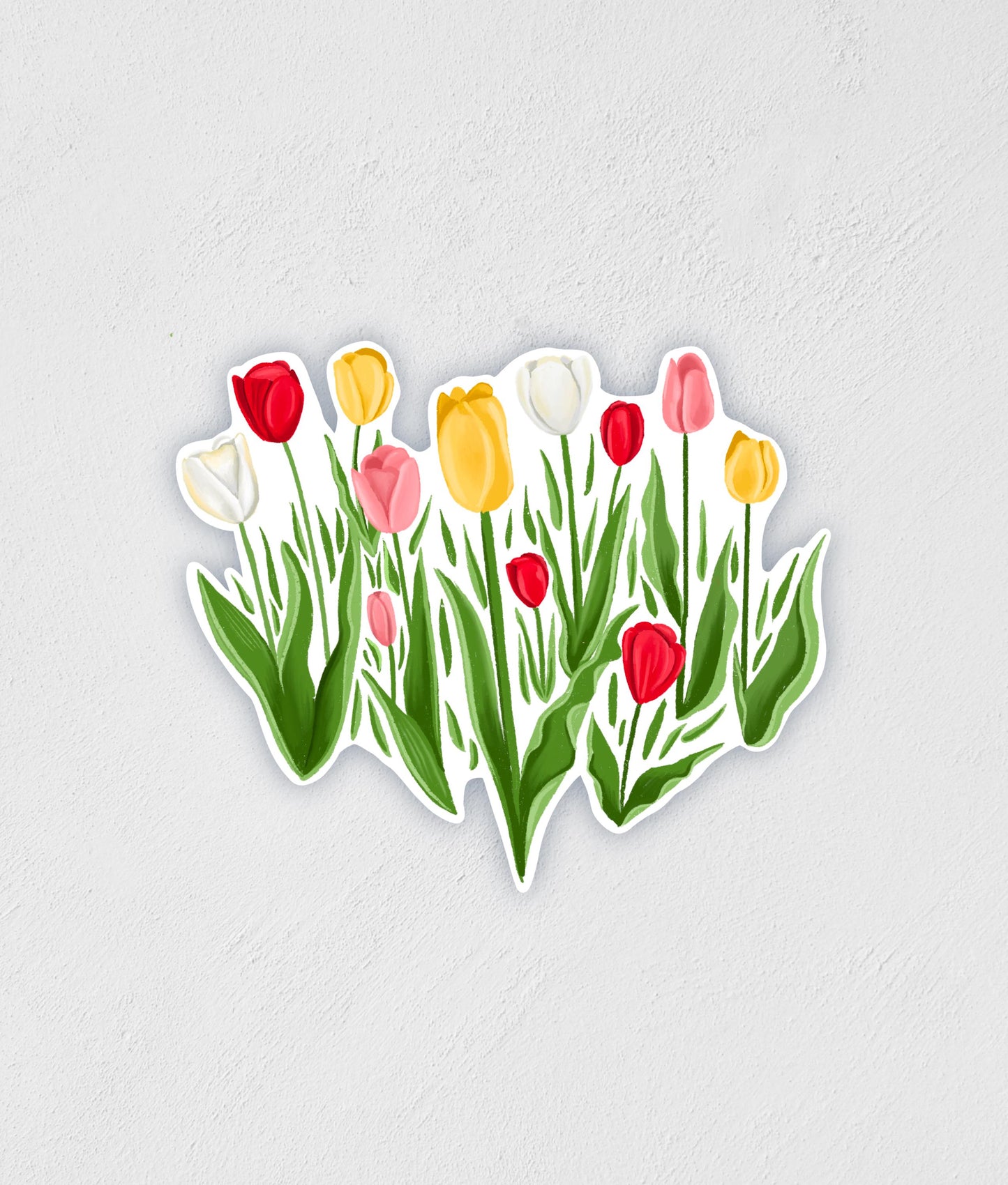 Tuplips Sticker | Botanical | Waterproof | Hand-Drawn Sticker | Inspirational | Flower Decal | Little Rocks Design