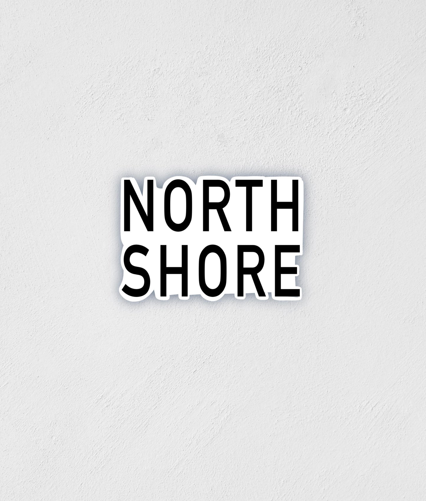 North Shore MN Sticker: Hand-Drawn Waterproof Travel Decal