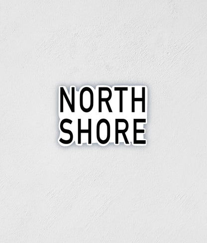 North Shore MN Sticker: Hand-Drawn Waterproof Travel Decal