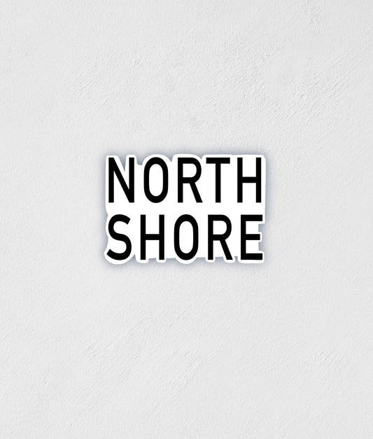 North Shore MN Sticker: Hand-Drawn Waterproof Travel Decal