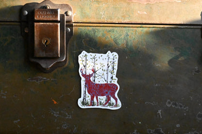 Magnet | Deer In The Trees | Hand-Drawn | Scandinavian Design | Little Rocks Design