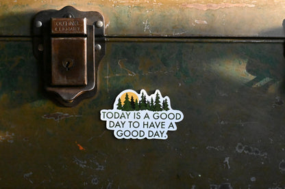Inspirational Message Magnet: Hand-Drawn Good Day Design