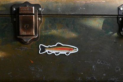 Magnet Rainbow Trout | Hand-Drawn Fishing Inspired Magnet | Little Rocks Design | Fisherman Gift
