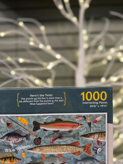 PuzzleTwist Fishing Puzzle | 1000 Piece Challenge