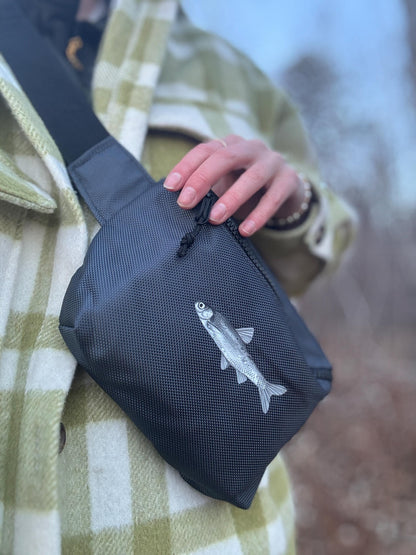 Minnow Life Fanny Pack | Wearable Tackle Box | Fishing Fanny Pack | Minnow Design